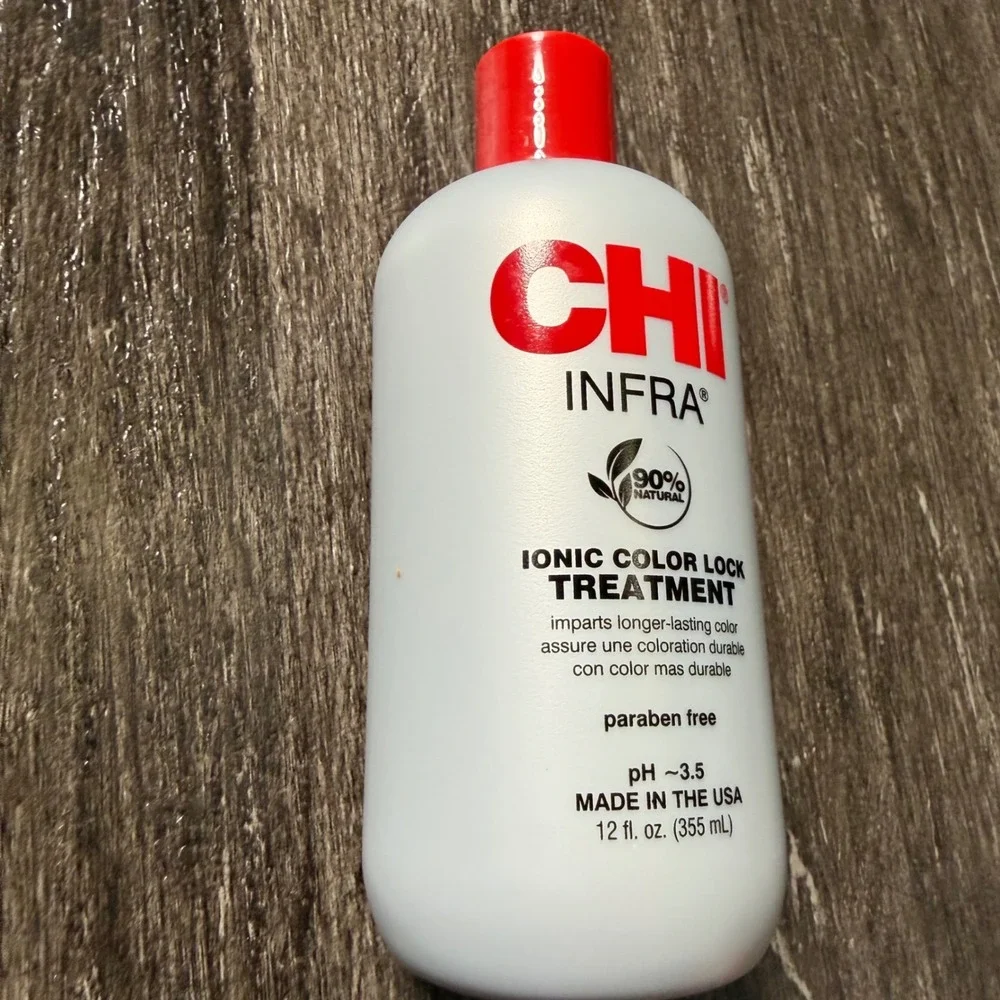 CHI Infra Ionic Color Lock Treatment Unisex 12oz White pH 3.5 Paraben Free 355mL